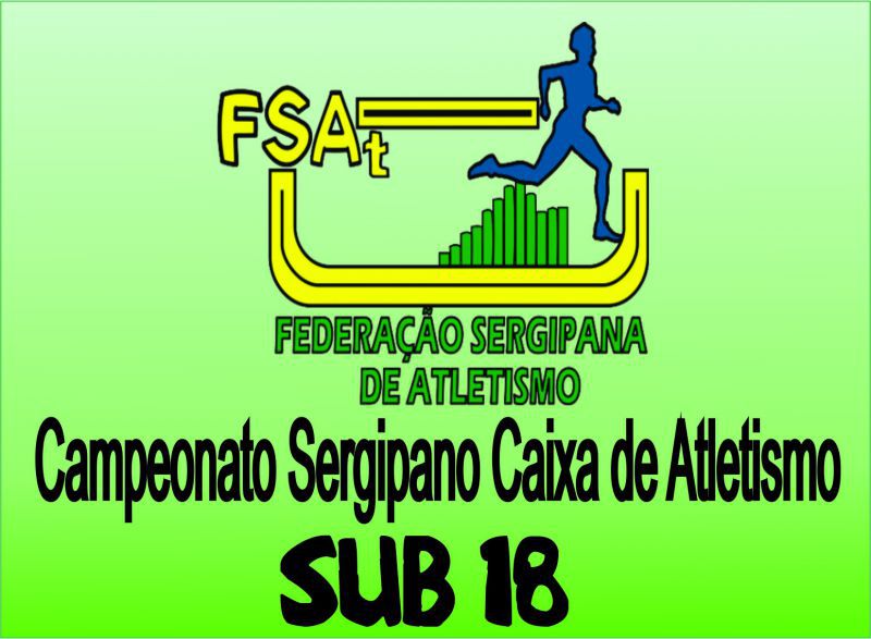 Inscrições abertas para o Campeonato Sergipano Caixa de Atletismo SUB 18